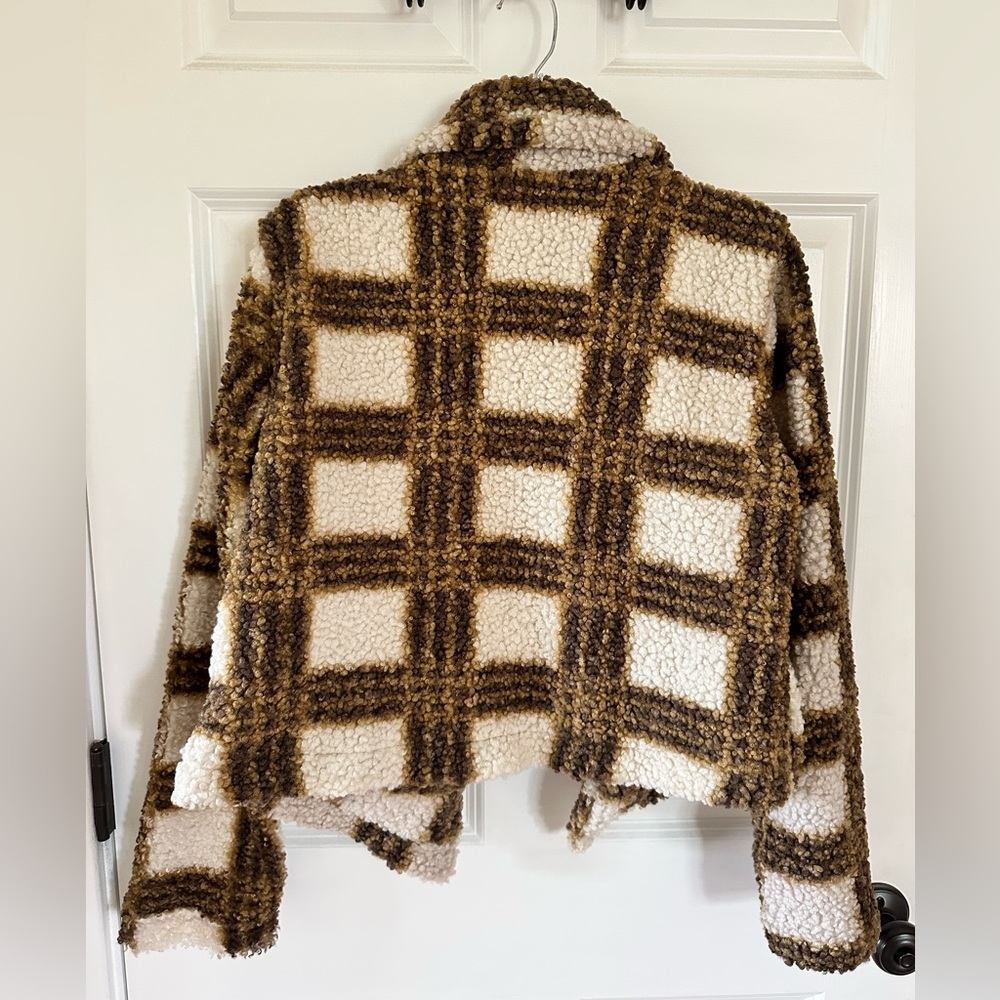 Altar’d State-Plaid Wubby Collared Jacket - Picture 2 of 3